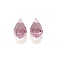 6x10mm Preciosa Kristāla Piekariņš Lāsīte Amethyst 1gab.